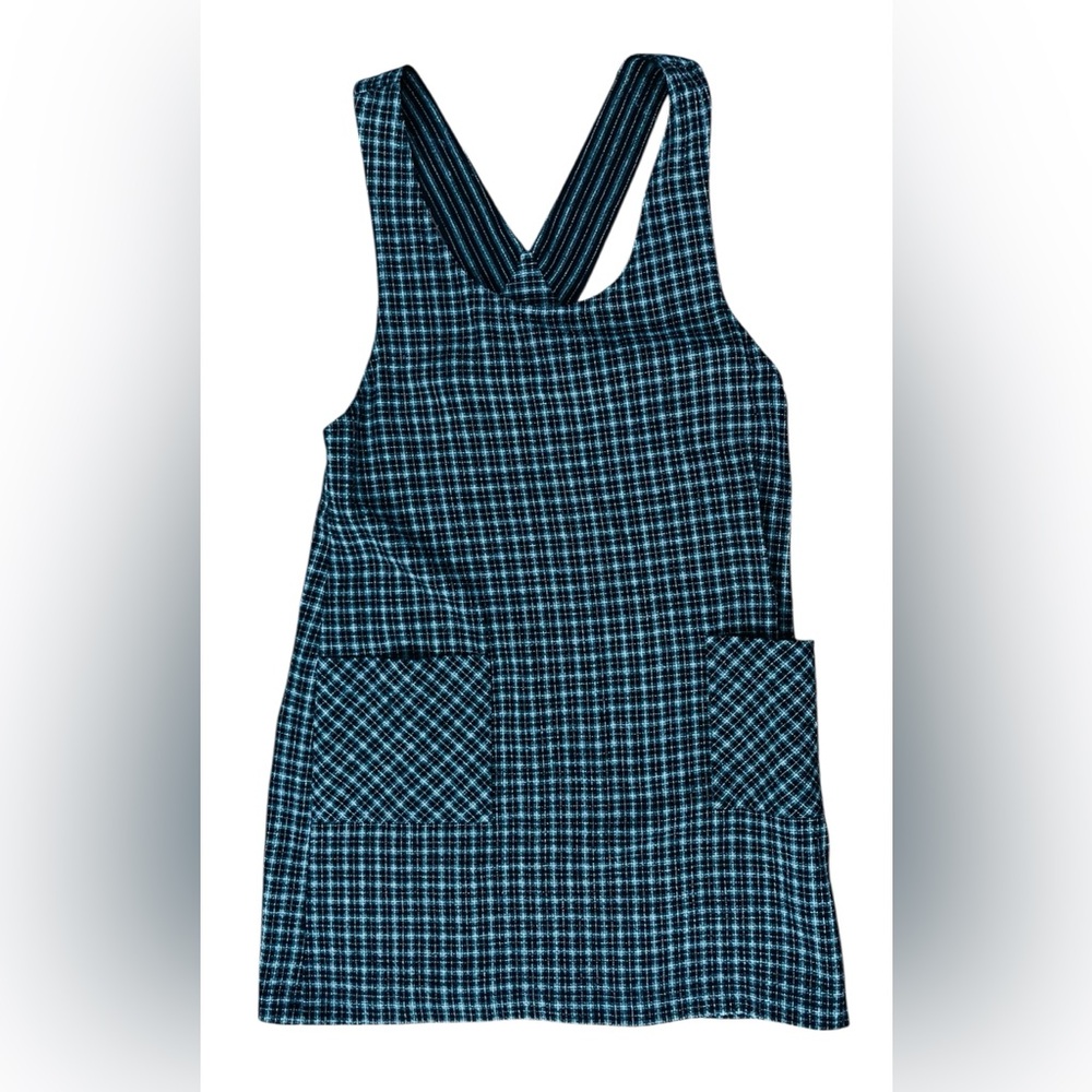 Vintage 90s Carole Little Jumper/Dress plaid schoolgirl look